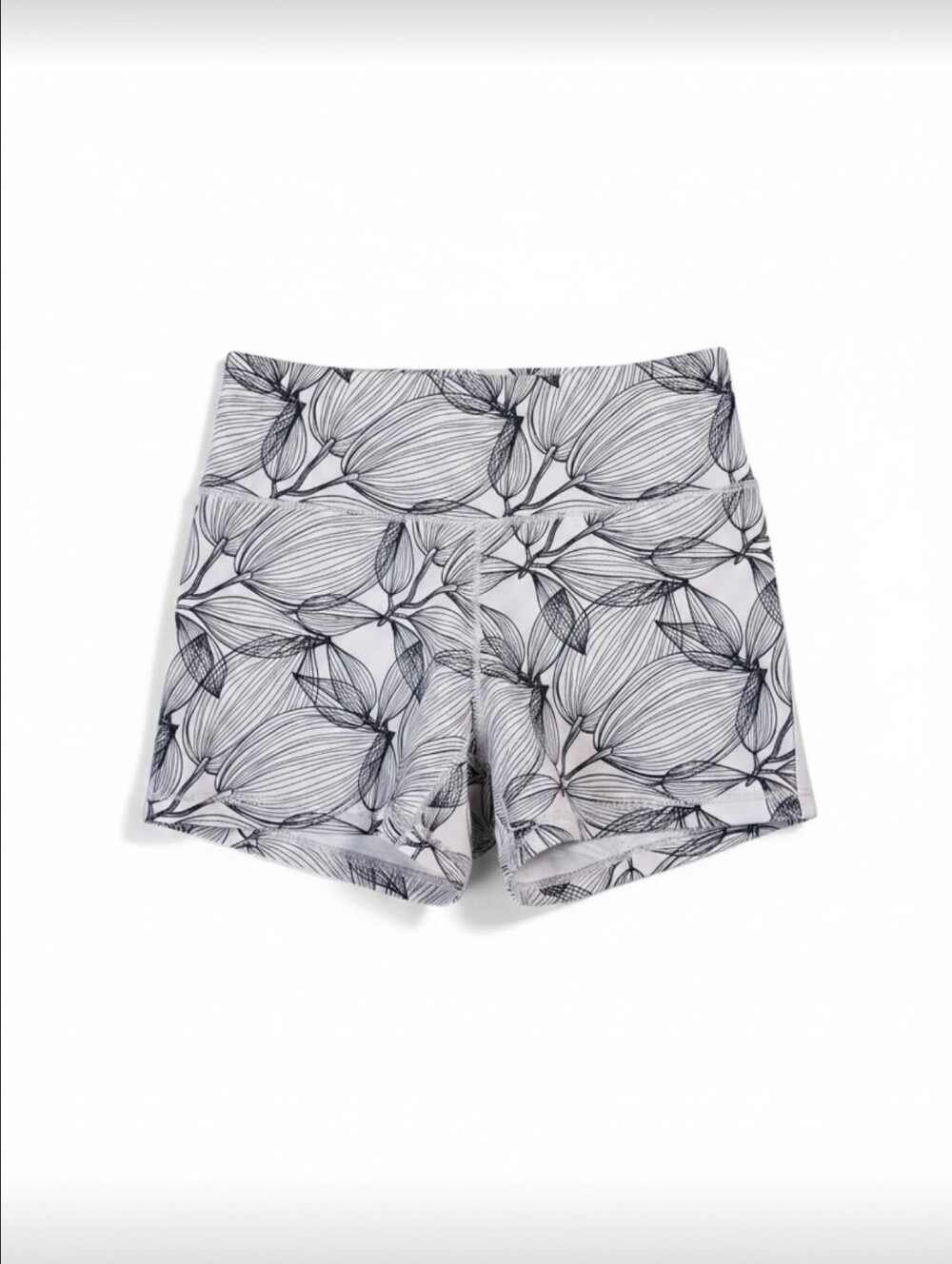 BuffBunny Collection Floral Print High Rise Biker Shorts Women's X Small
